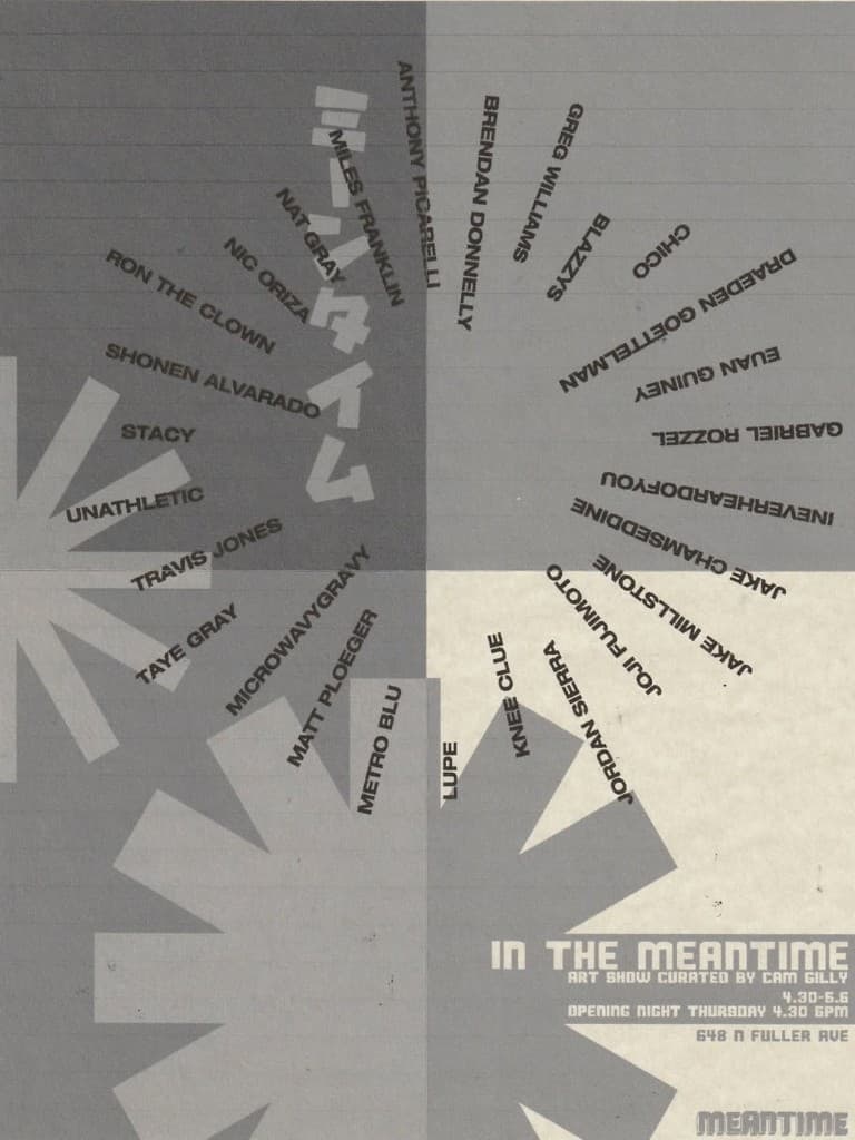 In the Meantime main poster